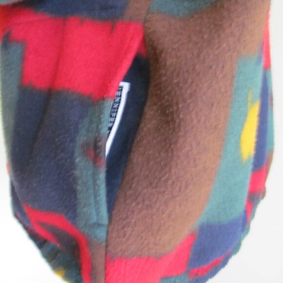 Jennifer Moore Fleece Windbreaker Reversible Jacke - Picture 4 of 8